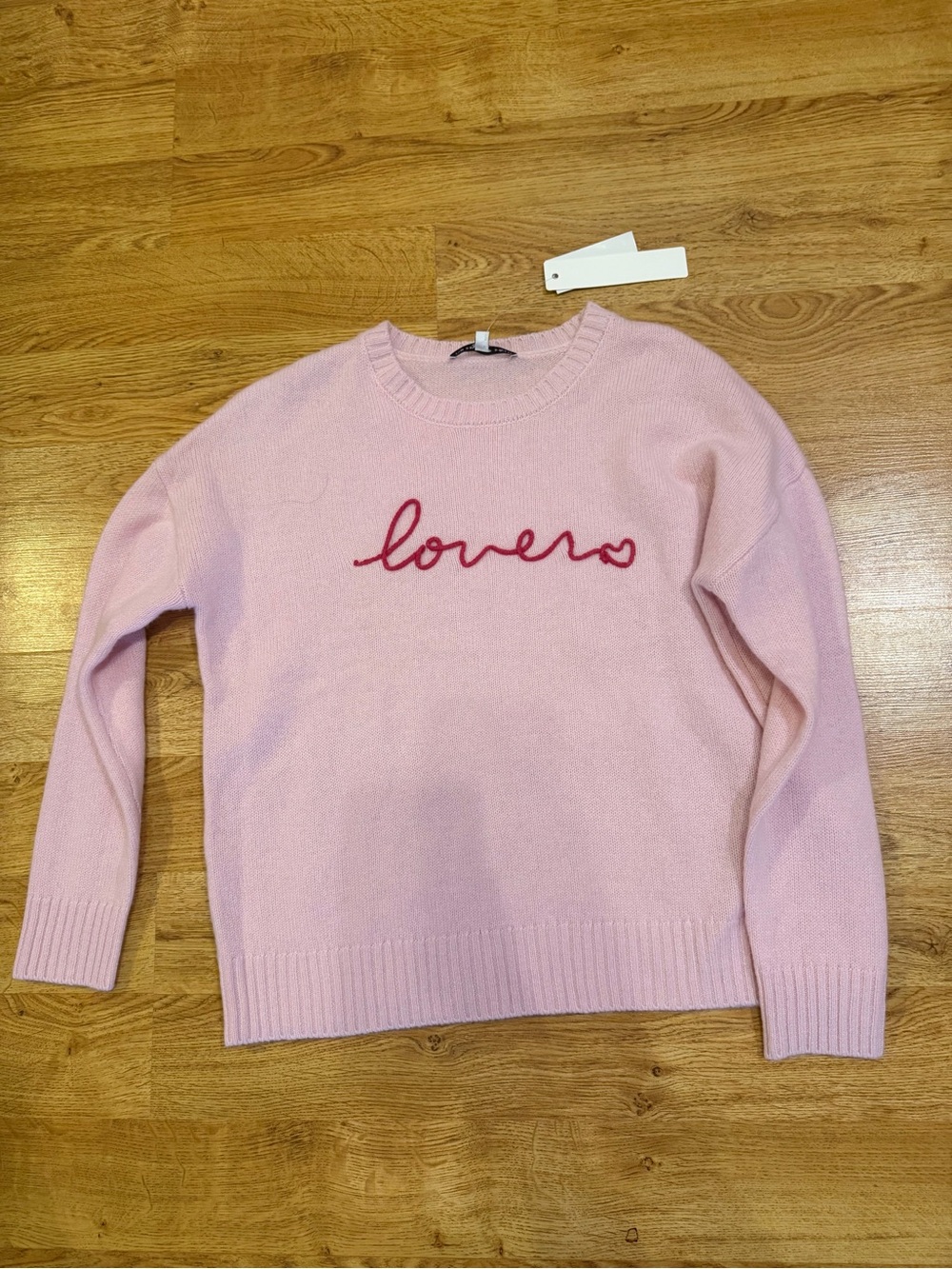NWT The Cashmere Project 100% Cashmere Pink Sweater